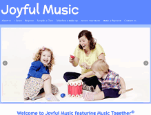 Tablet Screenshot of joyfulmusic.com